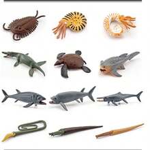 Children's Prehistoric Era Fossilized Creatures Toys, 12-Piece Model Set Of Prehistoric Creatures, Small Toys For Learning About Prehistoric Creatures - Multicolor - View 8