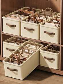 Space-Saving Wardrobe Storage Box, Can Store Dresses, Pants, Underwear, Accessories, Stationery, Documents & Miscellaneous Items - Multicolor - View 8