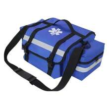 Empty Trauma Medical Bag, Emergency First Aid Kit Storage Bag, Shoulder Bag 13"X9"X7" - A - View 6