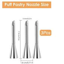 Bộ đầu bắt kem inox, vòi bơm nhân bánh donut và bánh su kem, dụng cụ trang trí bánh cupcake - Bạc - Xem 18