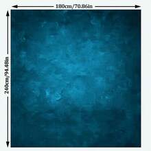 Chrisley Abstract Blue-Gray Background Portrait Backdrop, Suitable For Vintage Photography, Portrait, Wedding, Holiday Party, Birthday Party, Home Decor, Commercial Photography Studio, Polyester Material - View 2