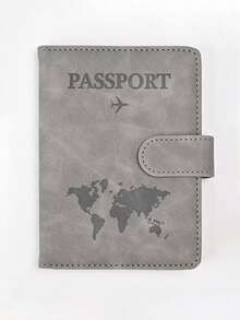 Travel Passport Holder Portable Wallet Case For Men Women Multiple Functions Card Travel Essential Vacation Hotel Cruise Back To School Accessories - Multicolor - View 17