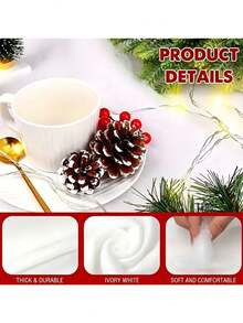 1pc 60 Inch Wide Polyester Quilted Filling, Premium Polyester Fiber Filling For Pillows, Beds, Sofa Cushions, Quilted Products, Cushion Support, Furniture Interior, Durable Polyester Quilted Filling, Christmas Snow Blanket - A - View 6