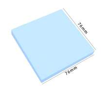 Morandi Color Self-Adhesive Sticky Notes, 7.5 X 7.5cm (3 X 3in), Suitable For Home, Office, Notebook, 50 Sheets Per Pad, School Supplies - one-size - View 13
