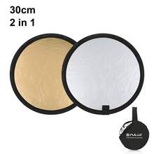 PULUZ 30cm 2 In 1 Silver / Gold Folding Photo Studio Reflector Board - View 7