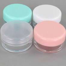 10g Travel Split Bottle, Mask Foam Bottle, Cream Jar, Cosmetic Foundation Bottle, Transparent 10ml Plastic Small Box, Suitable For Travel - Pink - View 6