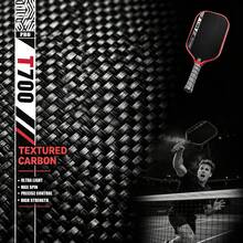 1PC T700 Pro Pickleball Paddle, Made Of T700 Carbon Fiber Matte Material, Enhanced Ball Control, Improved Accuracy, Increased Thickness With Larger Sweet Spot And Longer Shape, Comfortable Grip, Suitable For Professional Competition - Red - View 3