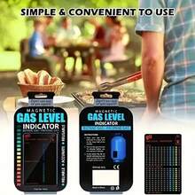 1 PC Propane Butane LPG Fuel Gas Tank Level Indicator Magnetic Gauge Bottle Temperature Measuring Stick Test Card - A - View 3