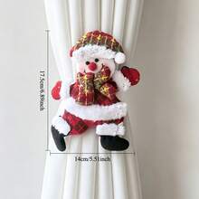 Dancing Christmas Series Villain Curtain Decor, Party Scene Decoration Props, Cartoon Character Curtain Clips And Curtain Straps - Multicolor - View 2