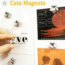 15pcs Fridge Magnets - Cute Star Decorative Magnet Set Suitable For Refrigerator, Home Kitchen, Office, Whiteboard, Storage Cabinet Decoration! - A - View 3