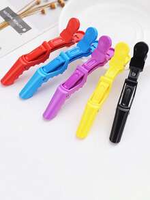 12/6pcs Professional Crocodile Hair Clips, Non-Slip Design, Salon-Grade Hair Clips, Suitable For All Hair Types, Suitable For Women With Thick Hair - Multicolor - View 11