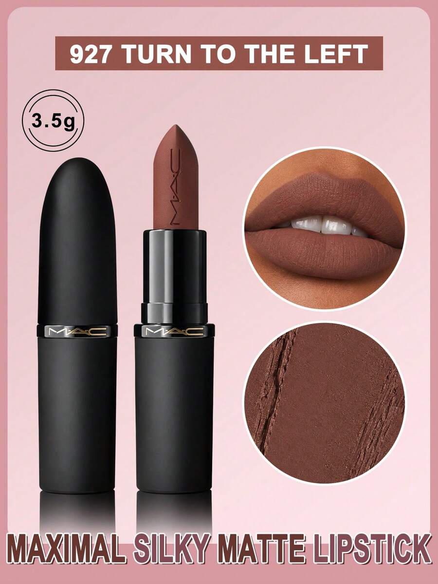 MAC Powder Kiss 霧面唇膏 -#927 TURN TO THE LEFT - 淨重 0.12 Oz 3.5g - #927 - 查看 1