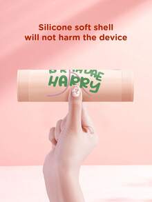 Ayotu Pink Cake & Slogan & Lightning Switch Protective Case, Compatible With New Switch 2 (2025)/Switch NS/Switch OLED, Can Be Used On Dock Without Removing Protective Case, Universal Game Controller Protective Cover, Switch Game Accessories, Anti-Drop Anti-Scratch, Winter Theme & Birthday Gift & Christmas - View 6