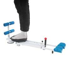YUNRUX Blue‑White 0‑180° Foldable Leg Stretcher Split Machine 5‑Level Adjustable 150KG Max‑Load Multi‑Function Yoga Dance Stretch Training Equipment - Blue, White - View 2