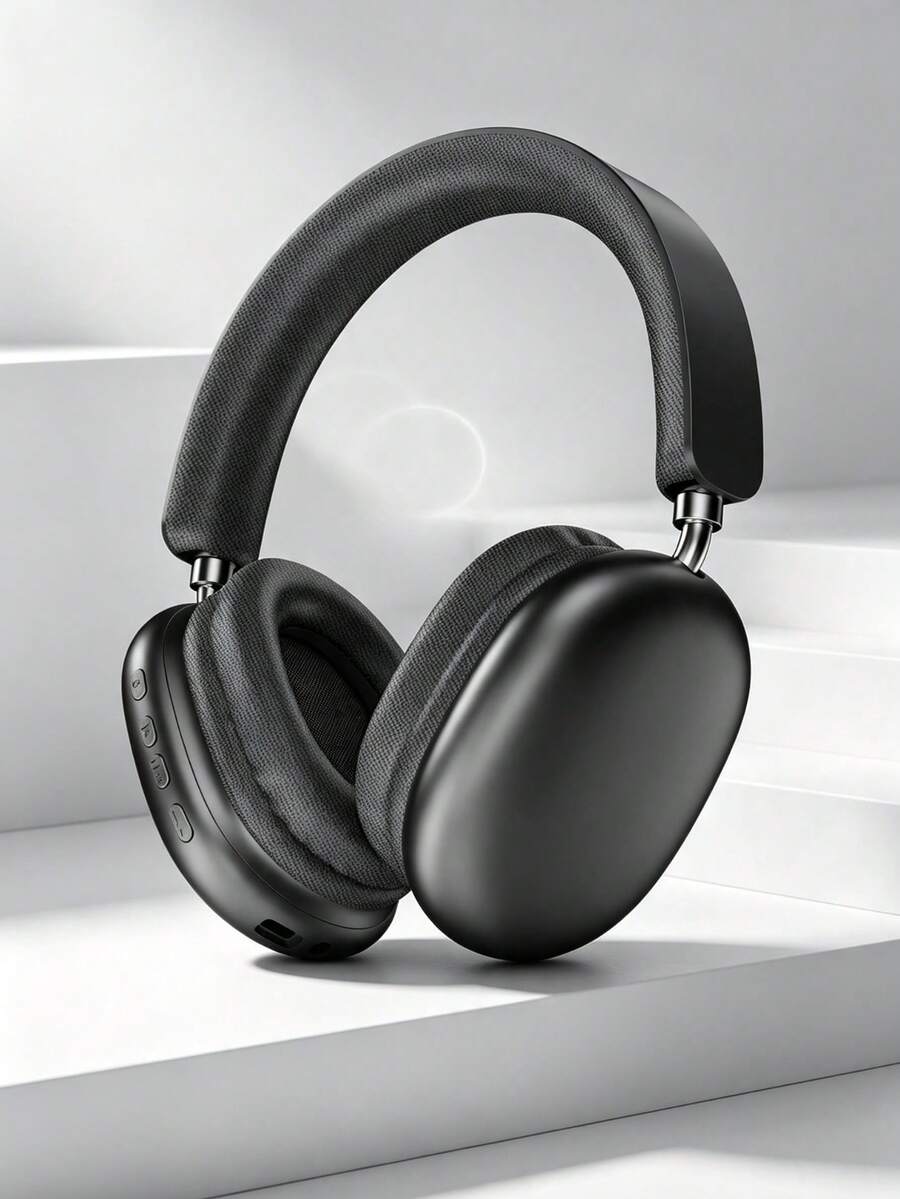 Gerripuer Headphone Bluetooth Over-Ear Lipat, Dapat Diputar, Teleskopik, Tekstur Logam, Hadiah Bisnis Kelas Atas B35s, Headphone Nirkabel 5.3 Saluran Stereo, Kontrol Volume, Hadiah yang Bermakna, Baru, Dengan Waktu Siaga yang Lama, Mendukung AUX/Nirkabel, 2 Mode Koneksi, Menggunakan Port Pengisian Daya Tipe-C, Kompatibel dengan Smartphone, Tablet, dan PC