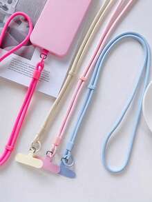 1pc Adjustable Buckle Lanyard, Anti-Loss Strap, Suitable For Phone, Camera, Bag, Cup, Multi-Functional Shoulder Strap/Halter, With Clip - Multicolor - View 6