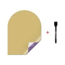 1pc Self-Adhesive Erasable Whiteboard Sticker, 40x30cm, Soft PET Material, Wipeable Clean, Color Coded, Weekly Meal Plan Board, Breakfast, Lunch, Dinner, Snack Menu Organizer Tracker, Kitchen Home Diet Planning Memo Board - A - View 10