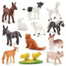 Children's Farm Baby Model, Cute Animal Model, Learn About Farm Animals, Can Be A Collectible Item, Can Be Used For Parent-Child Games - Multicolor - View 5