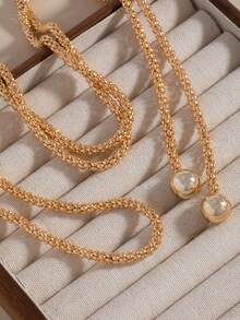 European And American Cross-Border Creative Personalized Twisted Chain Knotted Minimalist Long Waist Chain - Yellow Gold - View 4