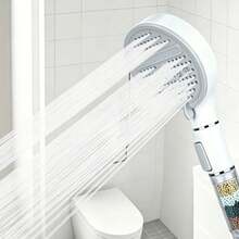 Handheld Filtered Shower Head | Filtered Handheld Shower, Softens Hard Water, Comes With 1 Roll Of Tape, Bathroom Shower Accessory - Shower Head - View 5