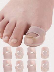 4 buah Alat Koreksi Kuku Kaki yang Tumbuh ke Dalam dari Silikon, Perawatan Tanpa Rasa Sakit untuk Kuku yang Tumbuh ke Dalam dan Paronikia, Pelindung Kaki yang Cocok untuk Semua Jenis Kaki - MultiWarna - View 1