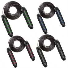 Steel Wire Jump Rope, Adjustable Length, Multi-Function, Unisex, Suitable For Student Exercise, Fitness, Fat Burning, Sports Club Training - Multicolor - View 9