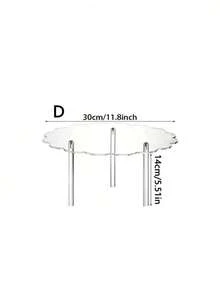 Clear Acrylic Cupcake Stand Transparent Dessert Display Rack For Wedding Party Gathering Table Decor - Clear - View 11