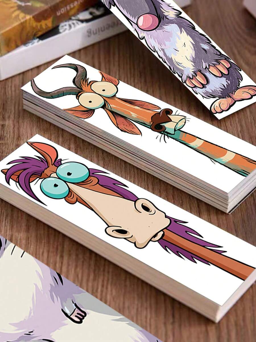 SCXXBSW 30pcs Funny Animal Bookmarks: Creative Bookmarks, Reading Bookmarks, And Journal Decorations-Perfect For Party Gifts, Rewards, And Holiday Gifts - Bookmark - View 1