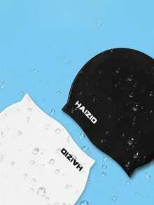 Adult Silicone Swim Cap, Waterproof Swimming Cap For Women With Long Hair, Ear Protection, Printed Design - Multicolor - View 20