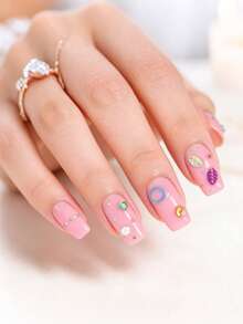 coscelia Acrylic Powder Nails Kit With Nail Drill 3 Colors Pink Clear White Acrylic Powder And Liquid Acrylic Nail Powder For Beginners DIY Acrylic Nail Extension - Multicolor - View 4