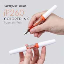 Languo 4-Color Ink Fountain Pen Set, Replaceable Ink Cartridge Fountain Pens, Precision Fine Nib, Wear-Resistant Alloy Nib For Smooth And Stable Writing, Rich Saturated And Transparent Ink Colors, Student Writing, Calligraphy, Drawing, Art, Doodle, Business Gift - Multicolor - View 11