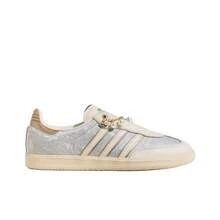 Adidas Originals SAMBA OG Comfortable Versatile Thin Sole Durable Low-Top German Army Trainer Women's Light Grey - Light Grey - View 2