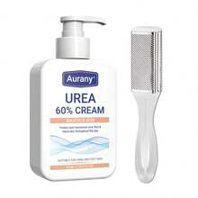AURANY 60% 尿素足霜 + 2% 水杨酸，圣诞节、情人节、新年礼物，尿素霜，尿素足霜，适用于粗糙、厚实、干燥、皲裂的皮肤，软化和滋润足部皮肤，全天候保护和滋养足部、肘部、膝盖 - 200毫升/7.05液体盎司。 - 白色 - 查看 19