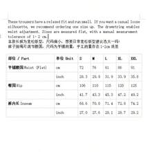 Men's Flap Pocket Side Drawstring Waist Cargo Pants, Suitable For Autumn - Khaki - View 11
