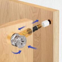 3-In-1 Connector, Cabinet Door Iron Eccentric Wheel, Detachable, Assemblable And Fastening Hardware Connector - Eccentric Wheel Set - View 11