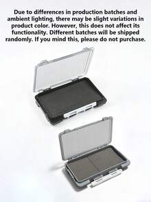1pc Transparent Earring Display Box, Minimalist Nail Art Accessory Storage Box, Dust-Proof Multi-Purpose Nail Art Storage Box, Jewelry Storage Box, Suitable For Travel, Vacation, Daily Vanity And Dorm, Ideal Holiday Birthday Gift For Women And Girls - Black - View 10