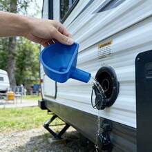 Phễu đổ đầy bình chứa nước ngọt mới, phù hợp cho nhiều loại xe RV và rơ-moóc, in 3D - A - Xem 2