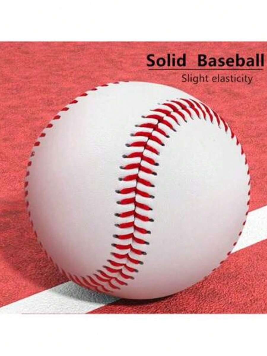 20pcs Mini Foam Sports Balls - 6cm White Baseballs, Suitable For Party Games, Relaxation, Sports Theme Decor - Multicolor - View 1