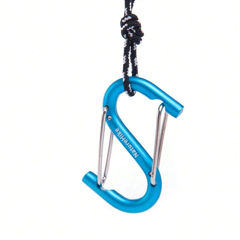 Naturehike S-Shaped Multifunctional Aluminum Alloy Carabiner For Outdoor Hiking, Tent And Backpack Hooks - Multicolor - View 1