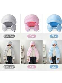 Multifunctional Travel Neck Pillow, Foldable Airplane Pillow For Neck And Head Support, Soft Portable U-Shaped Neck Pillow, Suitable For Airplane, Can Be Used As Air Conditioning Blanket, Nap, Car And Home Office Use - Multicolor - View 8