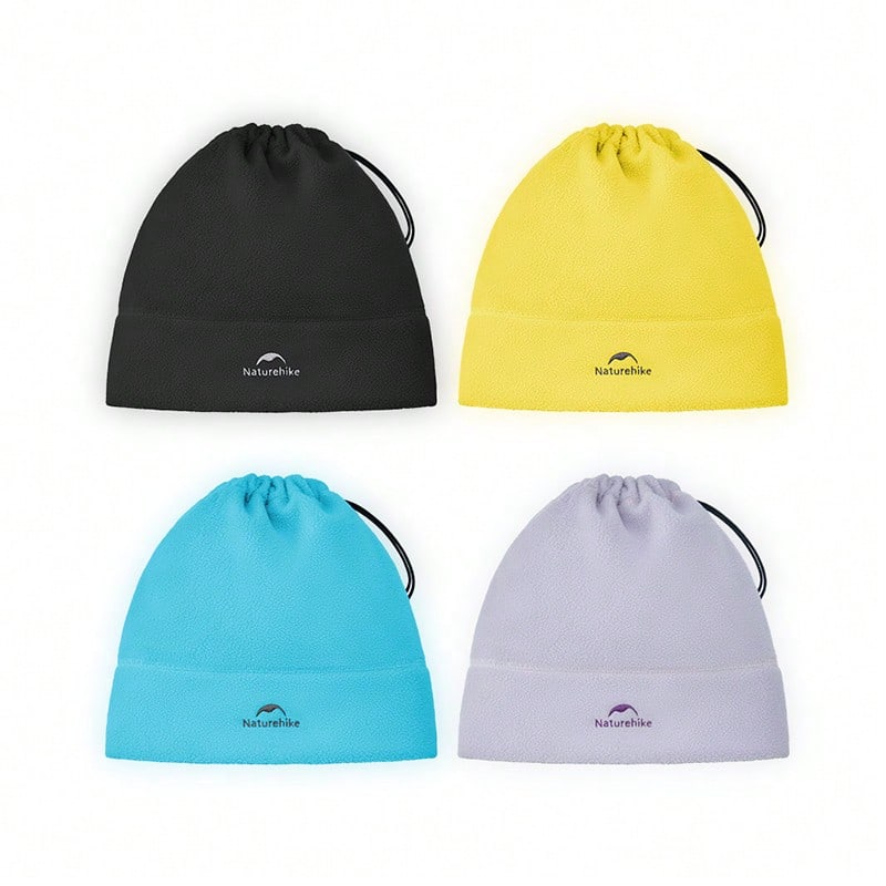 Naturehike Outdoor Fleece Knit Hat, Antibacterial And Anti-Static 2-In-1 Scarf