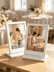 1/2pcs 6-Inch Flip Desktop Photo Frame, Folding Base Design, Minimalist ...