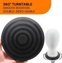 20‑Centimetre Swivel Base With Ball Bearing Structure, Practical Rotating Accessory For Screens, Hand‑Craft Works And Assorted Display‑Scene Layouts. - Black - View 5