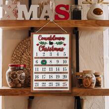 The Grinch 1pc 3D Christmas Countdown Calendar, Wooden Wall Decor Christmas Countdown Sign, Fun Holiday Decoration, Unique Gift Idea - Countdown Calendar - View 4