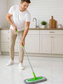 1/2/4pcs Reusable Mop Pads, Dry/Wet Dual Use Flat Mop Pads, Washable, Suitable For Hardwood Floor Cleaning: Suitable For Dry/Wet Cleaning, Suitable For Most Flat Mops, Mop Head Not Included - A - View 1