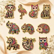 Enamel Lapel Pin Badge Brooches, Fashion Metal Decorative Pins For Backpack Bag Jacket Clothing, Perfect Gift For Men Women Best Friends Decoration - Multicolor - View 5