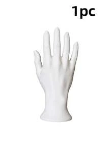 1pc Artistic Hand-Shaped Jewelry Display Stand, Realistic Palm Design Jewelry Holder With Stable Base, Exquisite Gift, Jewelry Display Desktop Ornament - Multicolor - View 13