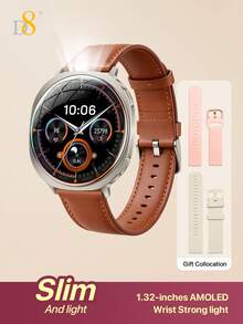 D8 Curved Screen Smart Watch, Ultra-Thin Dual-Sphere Lightweight Body, 1.32-Inch High-Brightness Anti-Glare AMOLED Full Touch Screen, IP68 Waterproof Smart Watch, Suitable For Swimming, Running And Sports, All-Day Fitness Tracking, Compatible With Android And IOS - View 23