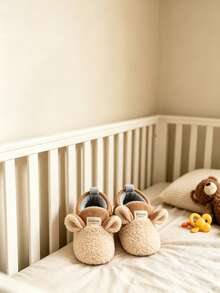 Unisex Infant Warm Boots, Soft Winter Boots For Infants, Newborn Socks, Anti-Slip Walking Shoes - Apricot - View 8