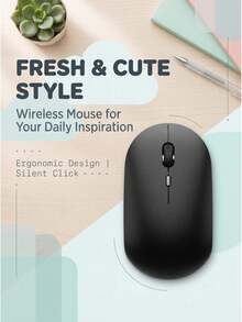 HP M241 Wireless Mouse, Morandi Color, 1600 DPI Adjustable, Silent Click, Precise Office Operation, Compatible With Desktop And Laptop, Battery Version 6-Month Battery Life - View 13